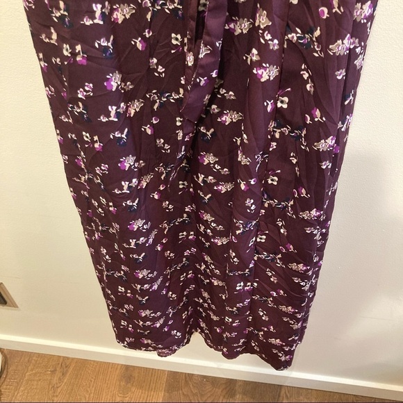 CHAI Sz M Victoria Maxi Dress Purple Passion True Wrap A Line Dress NWT - Picture 11 of 15